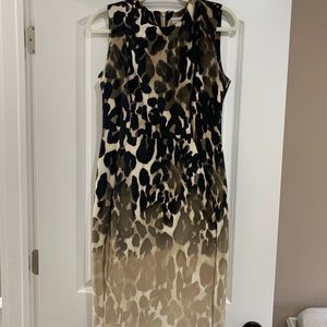 CK leopard print dress